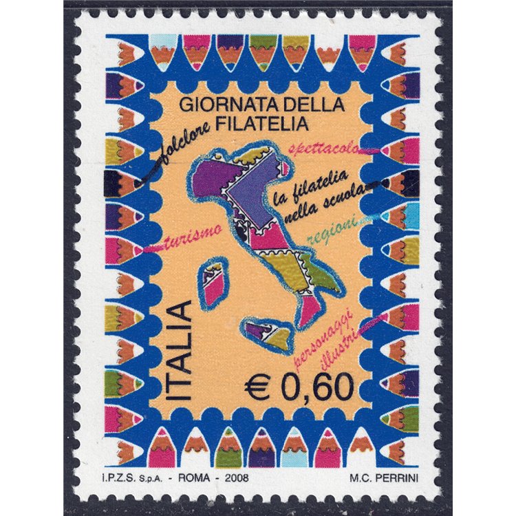 ITALY 2008 Philately Day MNH**