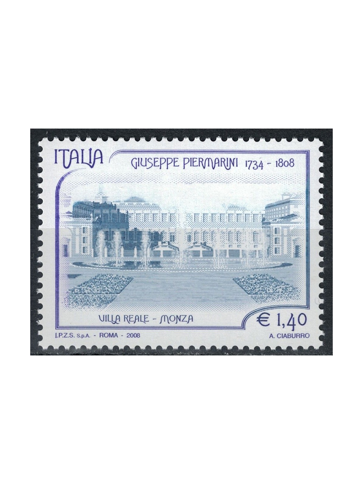 ITALY 2008 Giuseppe Piermarini MNH**