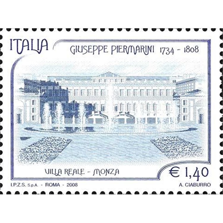 ITALIA 2008 Giuseppe Piermarini MNH**