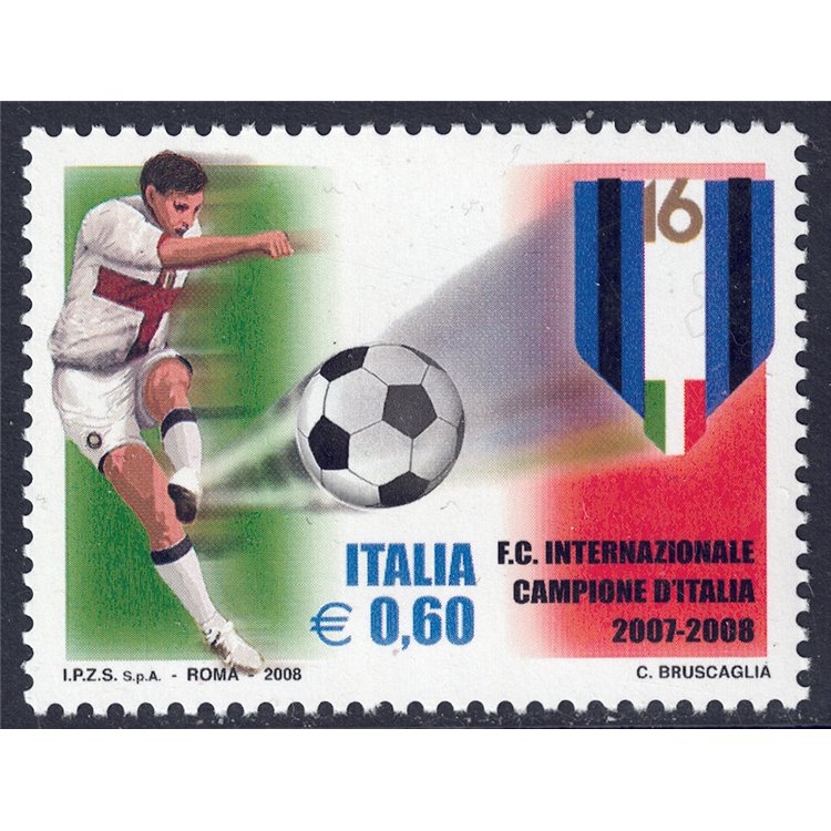 ITALIA 2008 Inter campione d'Italia MNH**