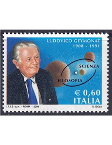 ITALIA 2008 Ludovico Geymonat MNH**