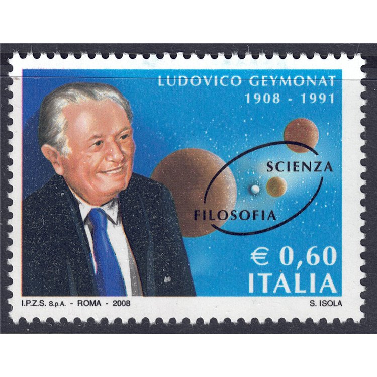 ITALIA 2008 Ludovico Geymonat MNH**