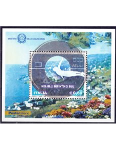 ITALIA 2008 Nel blu, dipinto di blu BF MNH**