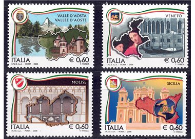 ITALIA 2008 Regioni d'Italia 4v MNH**