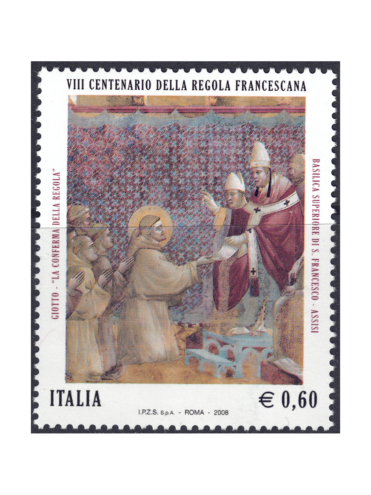 ITALIA 2008 Regola Francescana MNH**
