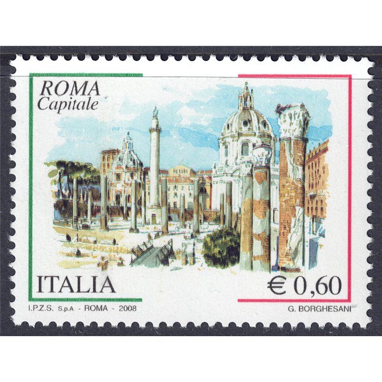 ITALY 2008 Rome Capital MNH**