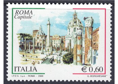 ITALY 2008 Rome Capital MNH**