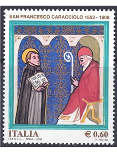 ITALY 2008 San Francesco Caracciolo MNH**