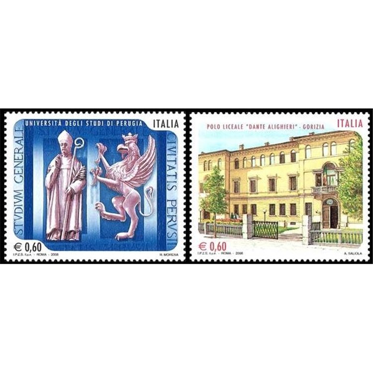 ITALIA 2008 Scuole e Università 2v MNH**