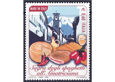 ITALIA 2008 Spaghetti all'Amatriciana MNH**