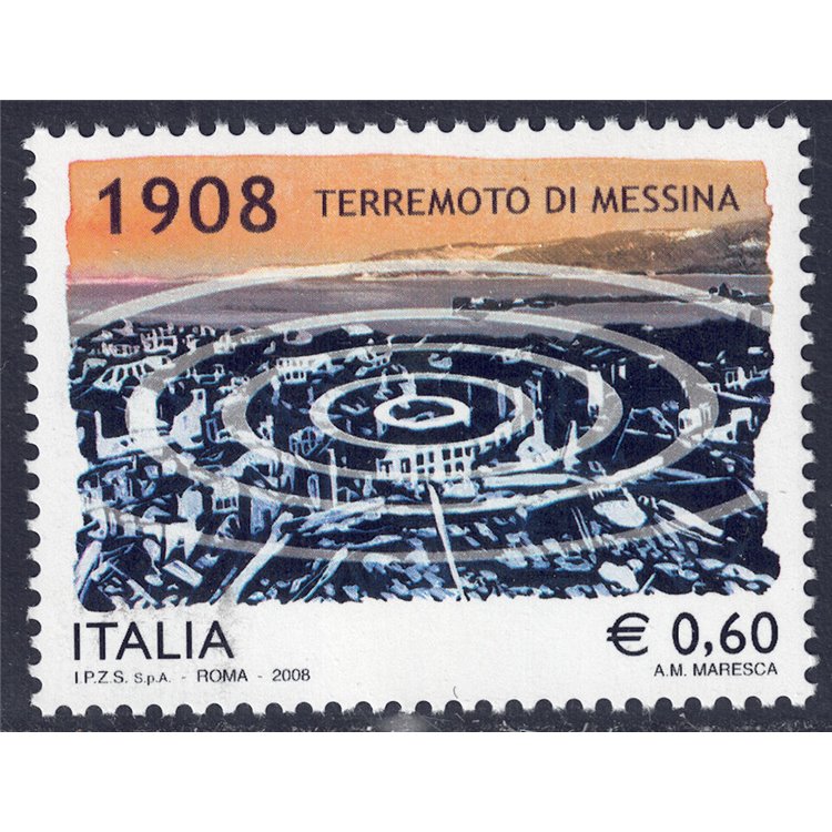 ITALY 2008 Messina Earthquake MNH**