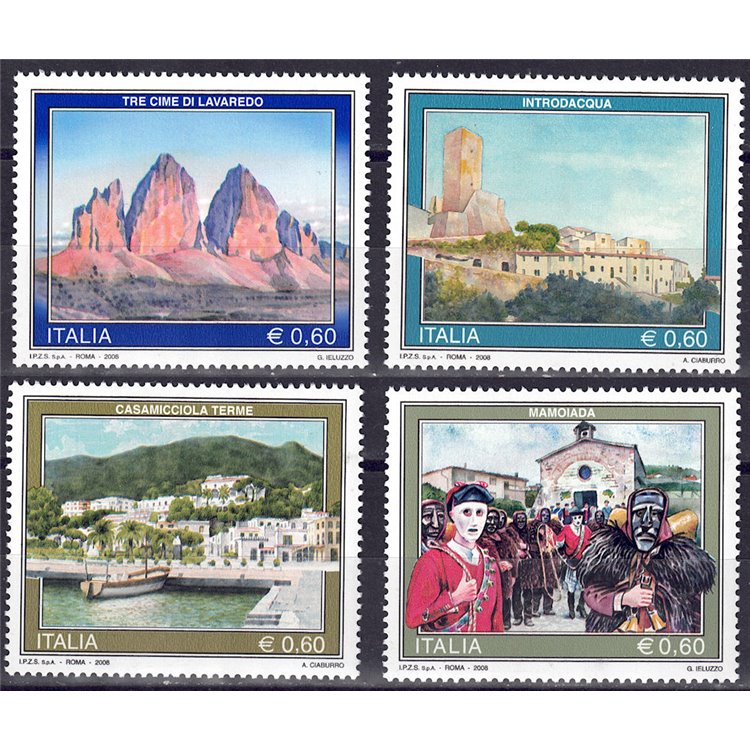 ITALY 2008 Tourism 4v MNH**