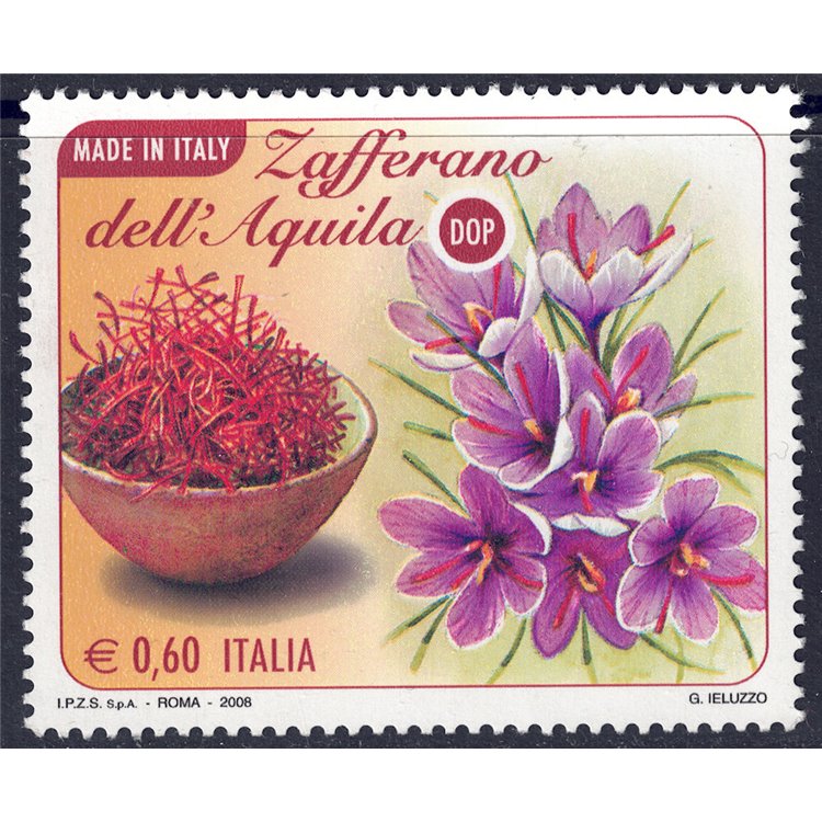 ITALIA 2008 Zafferano dell'Aquila MNH**