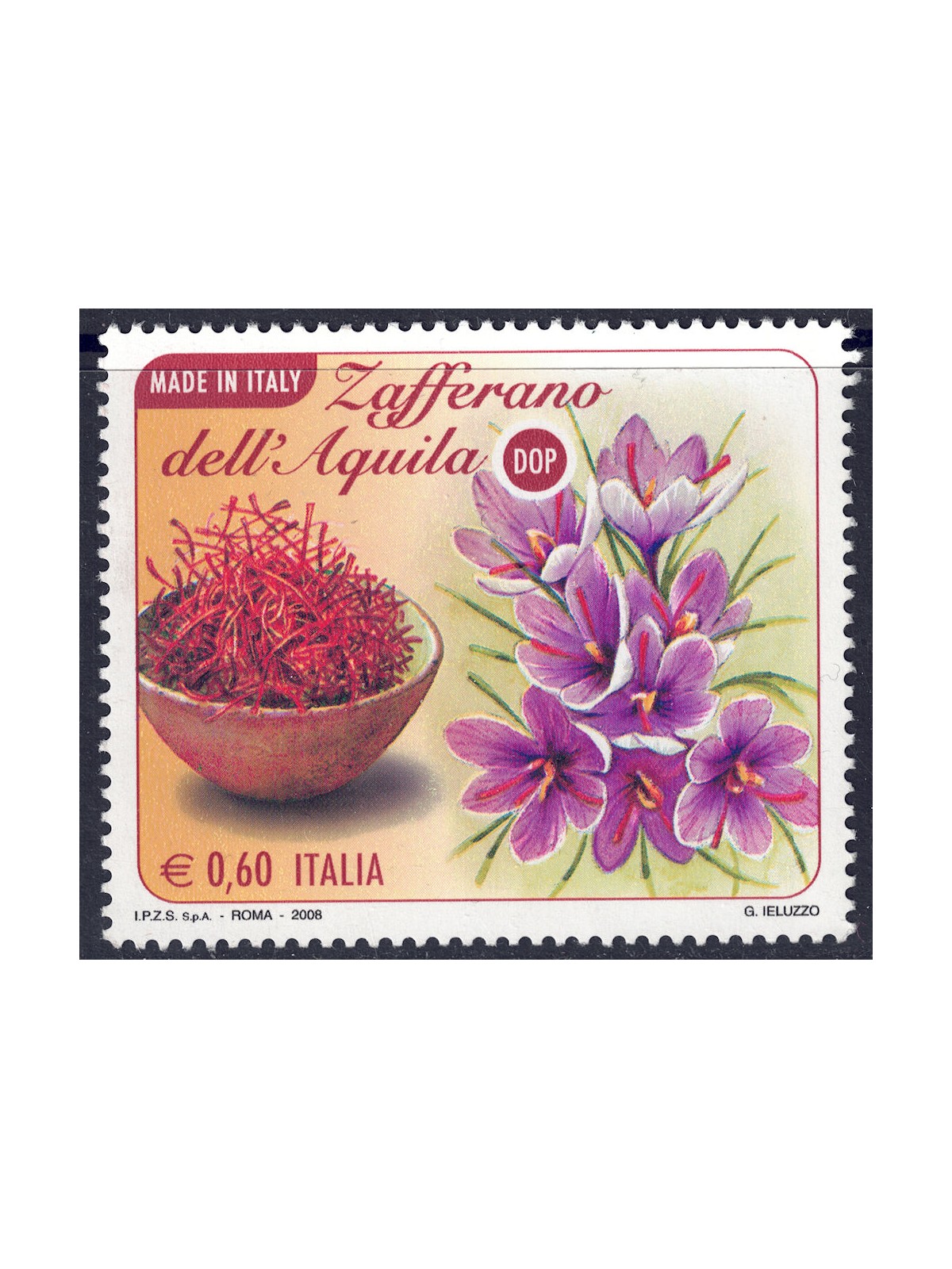 ITALIA 2008 Zafferano dell'Aquila MNH**