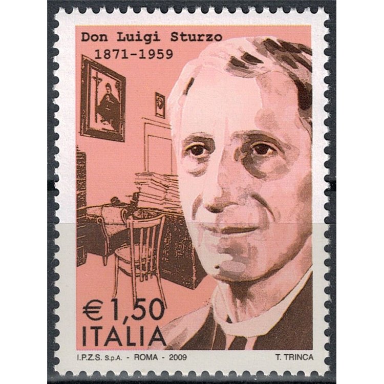 ITALY 2009 Don Luigi Sturzo MNH**