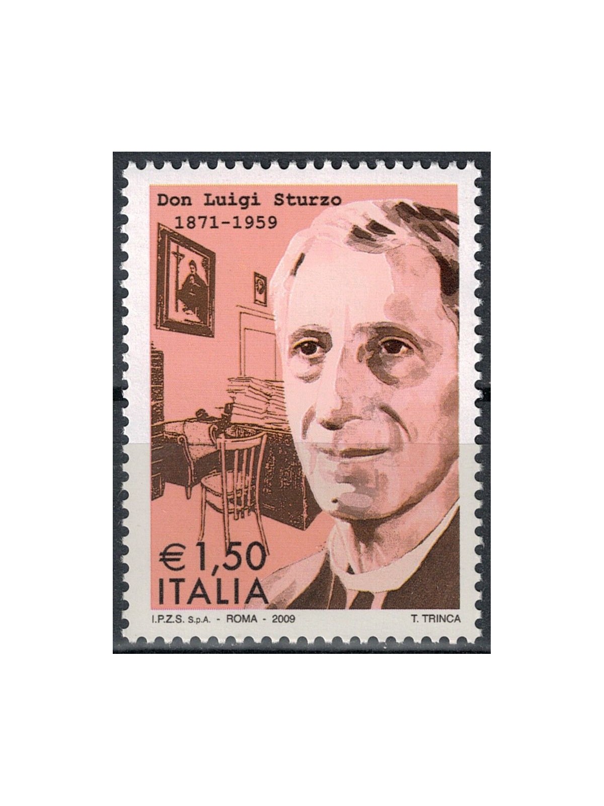 ITALY 2009 Don Luigi Sturzo MNH**