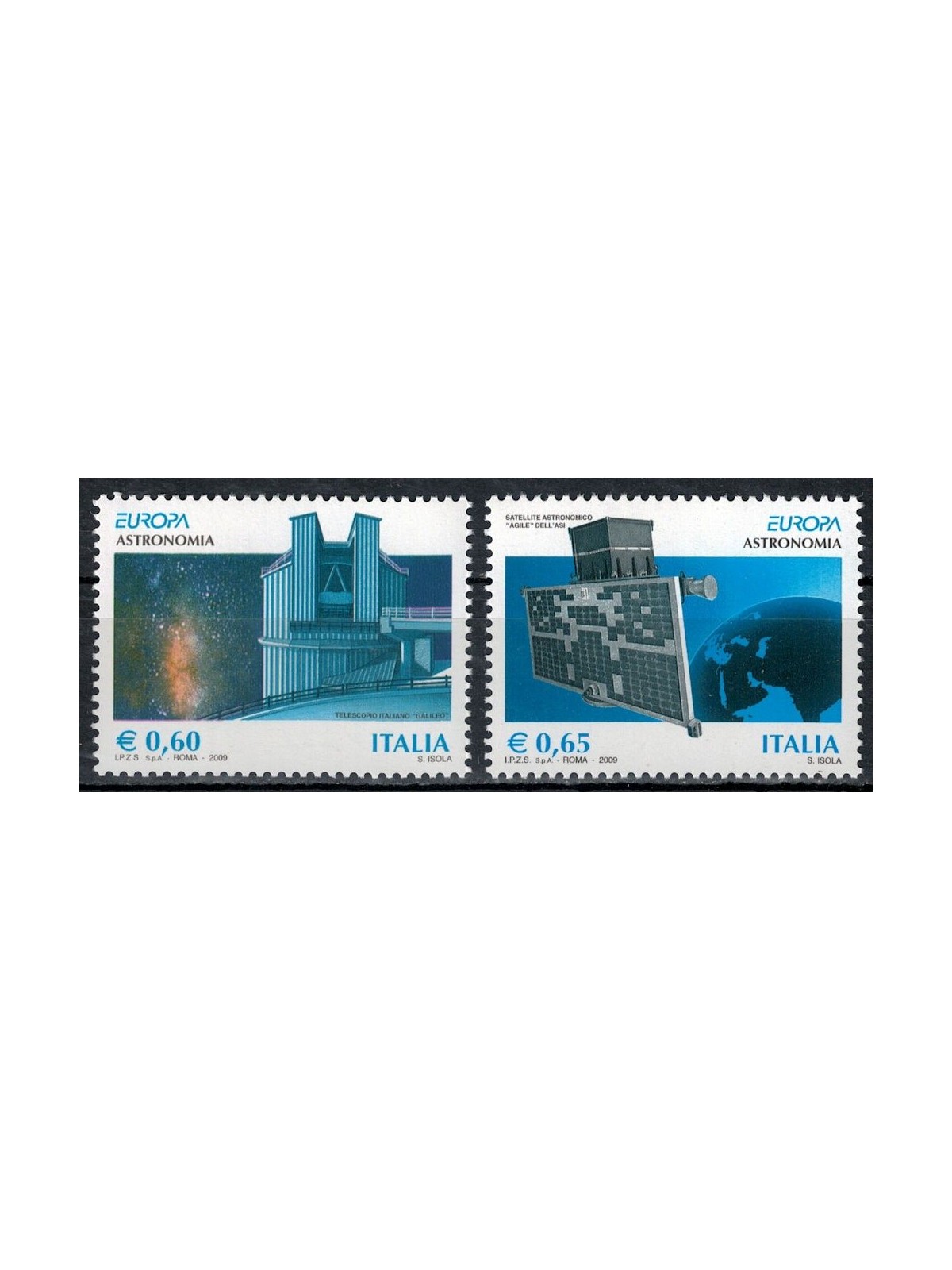 ITALIA 2009 Europa 2v MNH**