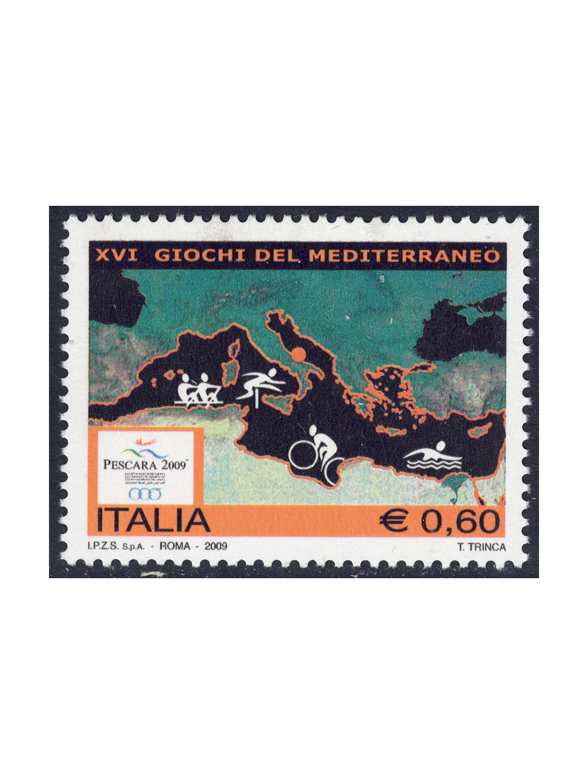 ITALY 2009 Mediterranean Games MNH**