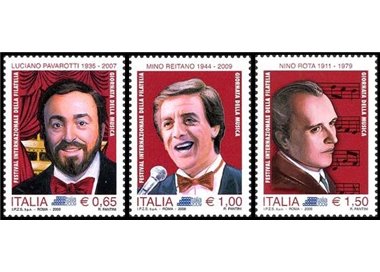 ITALIA 2009 Giornata della musica 3v MNH**