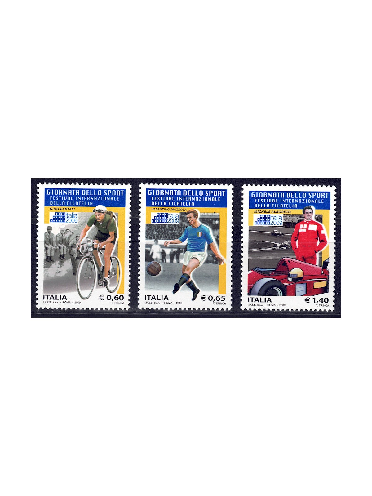 ITALIA 2009 Giornata dello sport 3v MNH**
