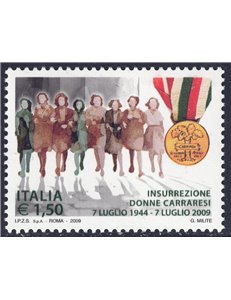 ITALIA 2009 Insurrezione donne carraresi MNH**