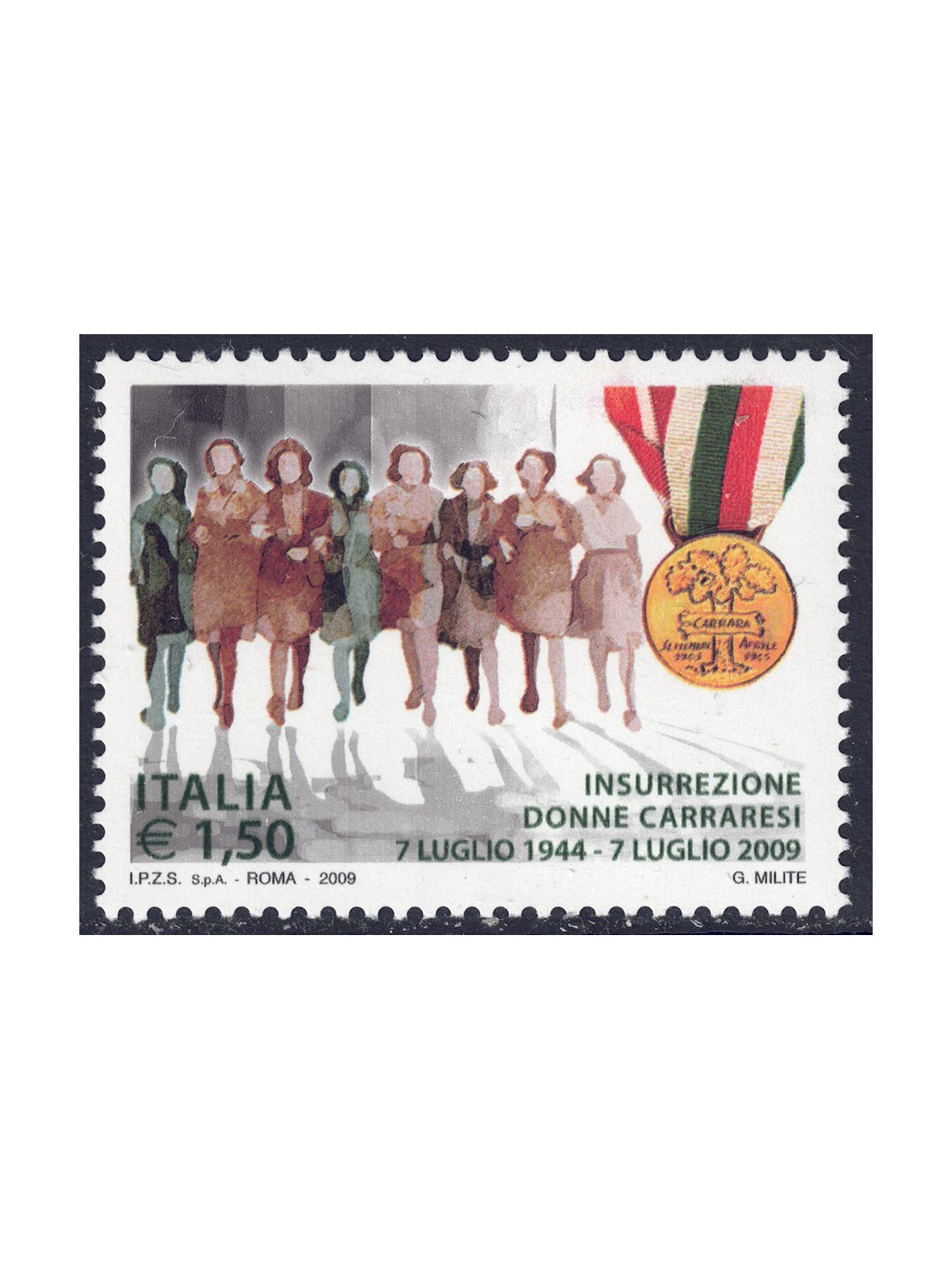 ITALY 2009 Carrara Women's Uprising MNH**