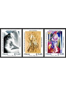 ITALY 2009 Masters of the Twentieth Century 3v MNH**