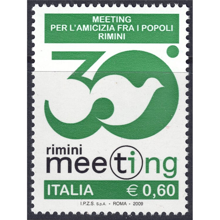 ITALIA 2009 Meeting per l'amicizia MNH**