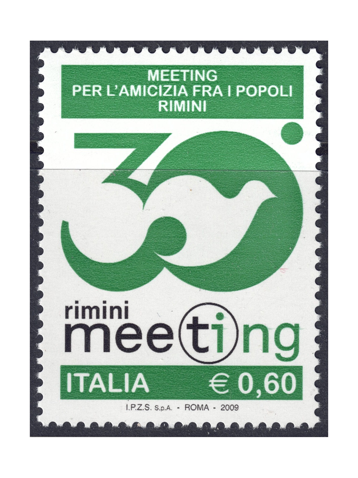 ITALIA 2009 Meeting per l'amicizia MNH**