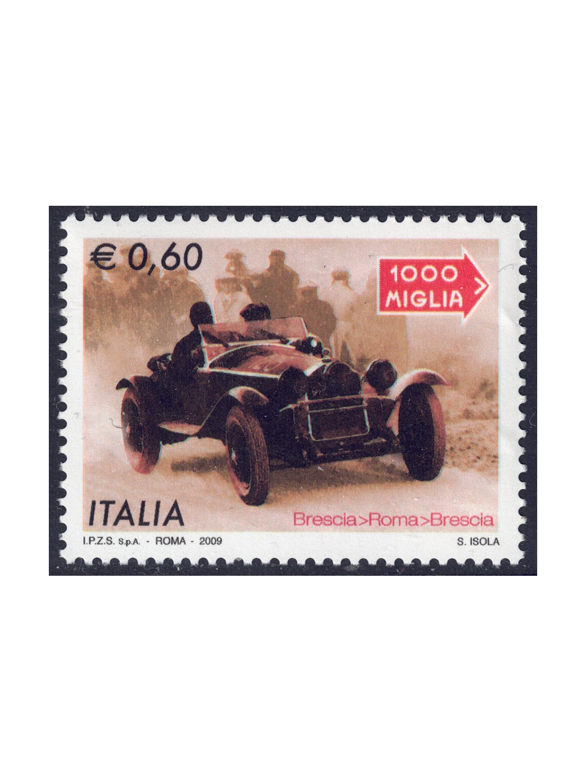 ITALIA 2009 Mille Miglia MNH**