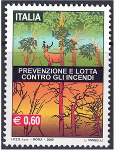 ITALY 2009 Fire Prevention MNH**