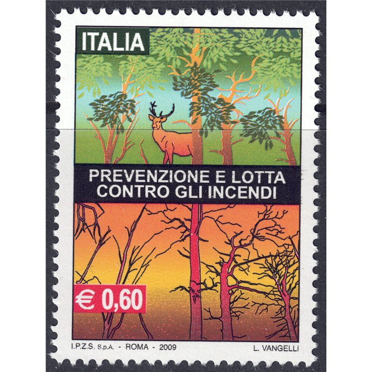 ITALY 2009 Fire Prevention MNH**