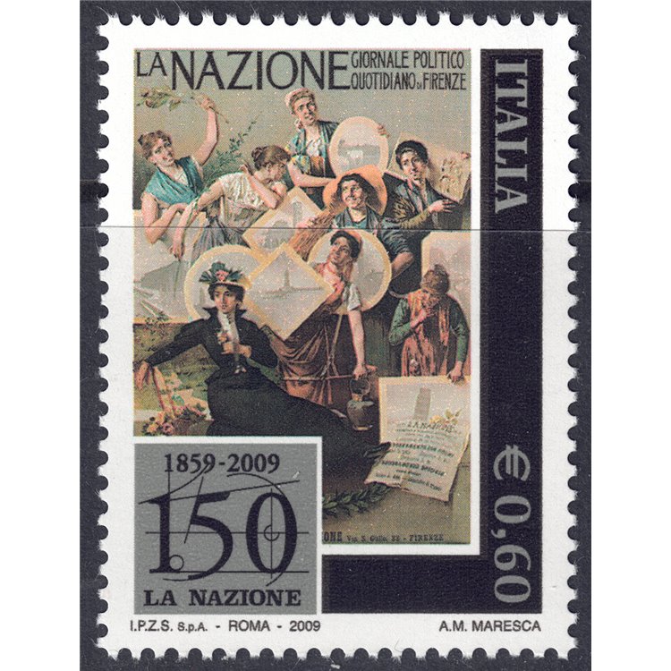 ITALY 2009 Daily Newspaper La Nazione MNH**