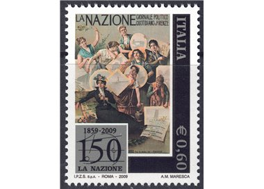 ITALY 2009 Daily Newspaper La Nazione MNH**
