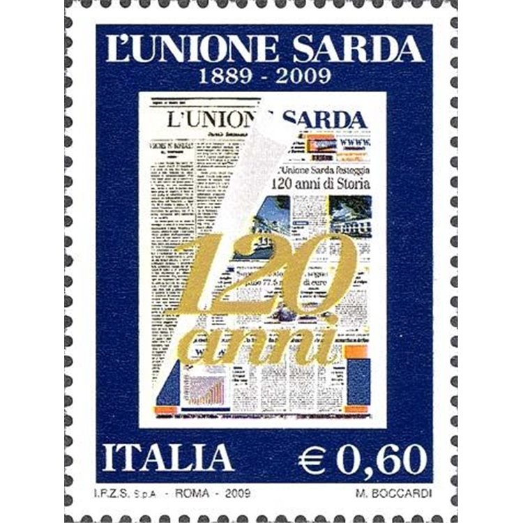 ITALY 2009 Daily Newspaper L'Unione Sarda MNH**