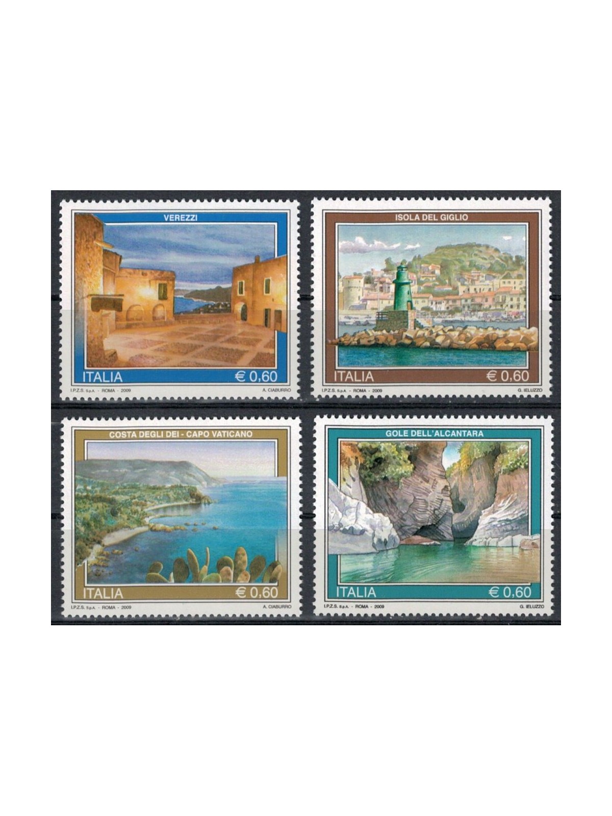 ITALY 2009 Tourism 4v MNH**