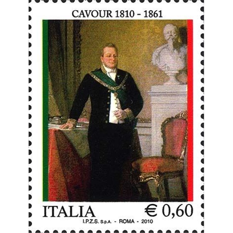 ITALY 2010 Camillo Benso Count of Cavour MNH**
