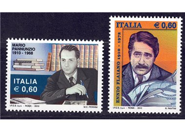 ITALY 2010 Ennio Flaiano and Mario Pannunzio 2v MNH**