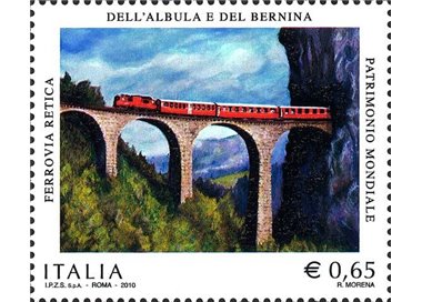 ITALIA 2010 Ferrovia retica MNH**