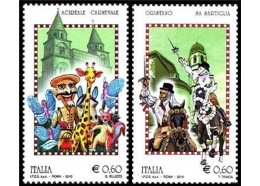 ITALIA 2010 Folclore 2v MNH**