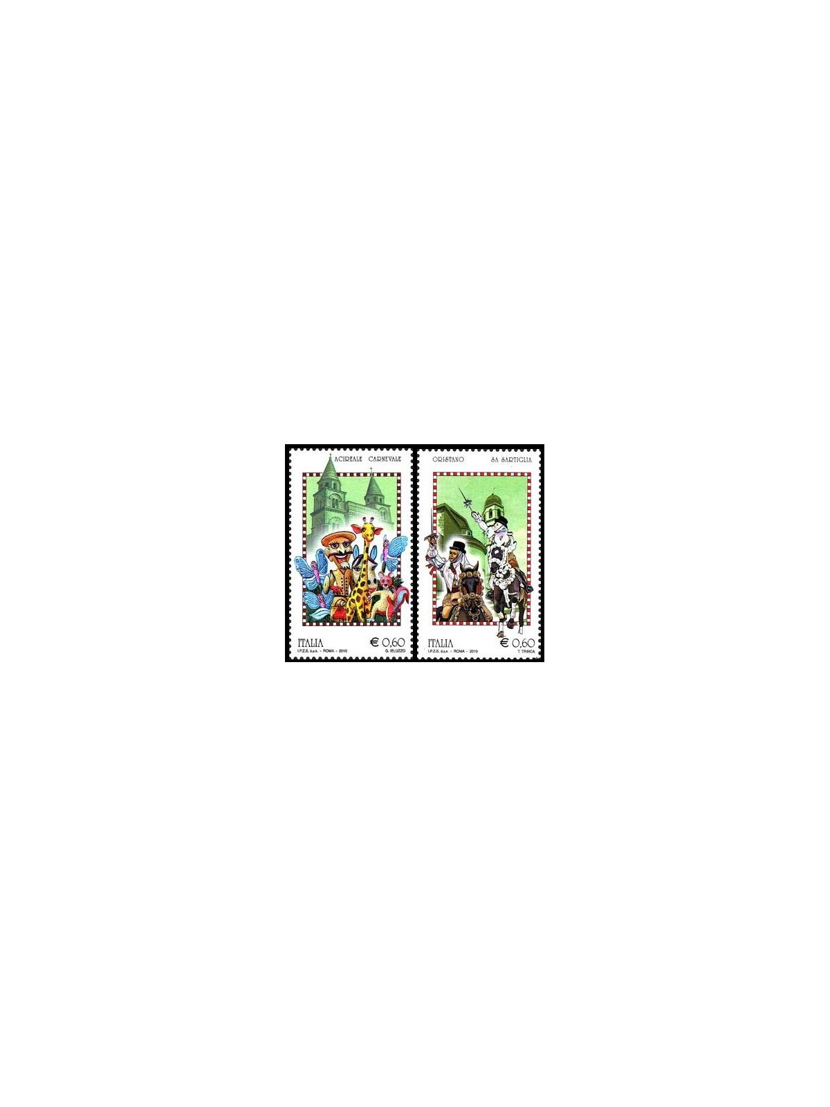 ITALIA 2010 Folclore 2v MNH**