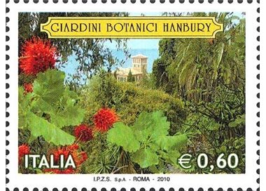 ITALY 2010 Hanbury Botanical Gardens MNH**