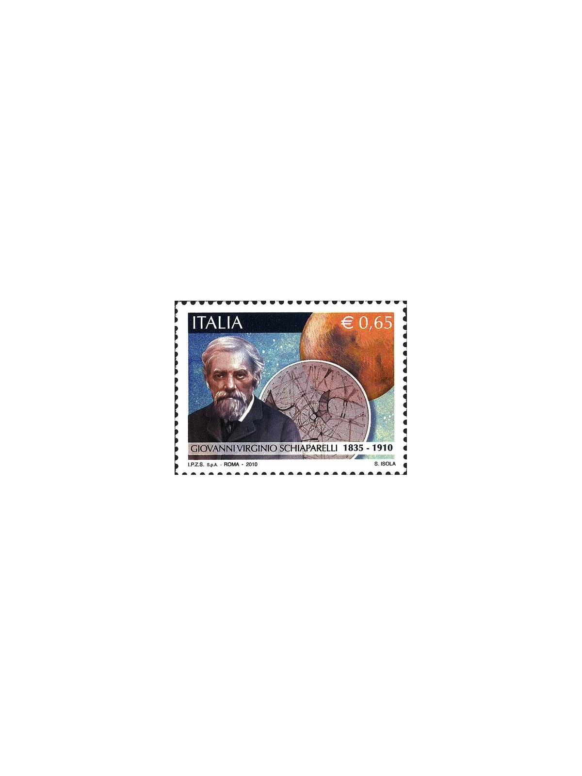 ITALY 2010 Giovanni Virginio Schiaparelli MNH**