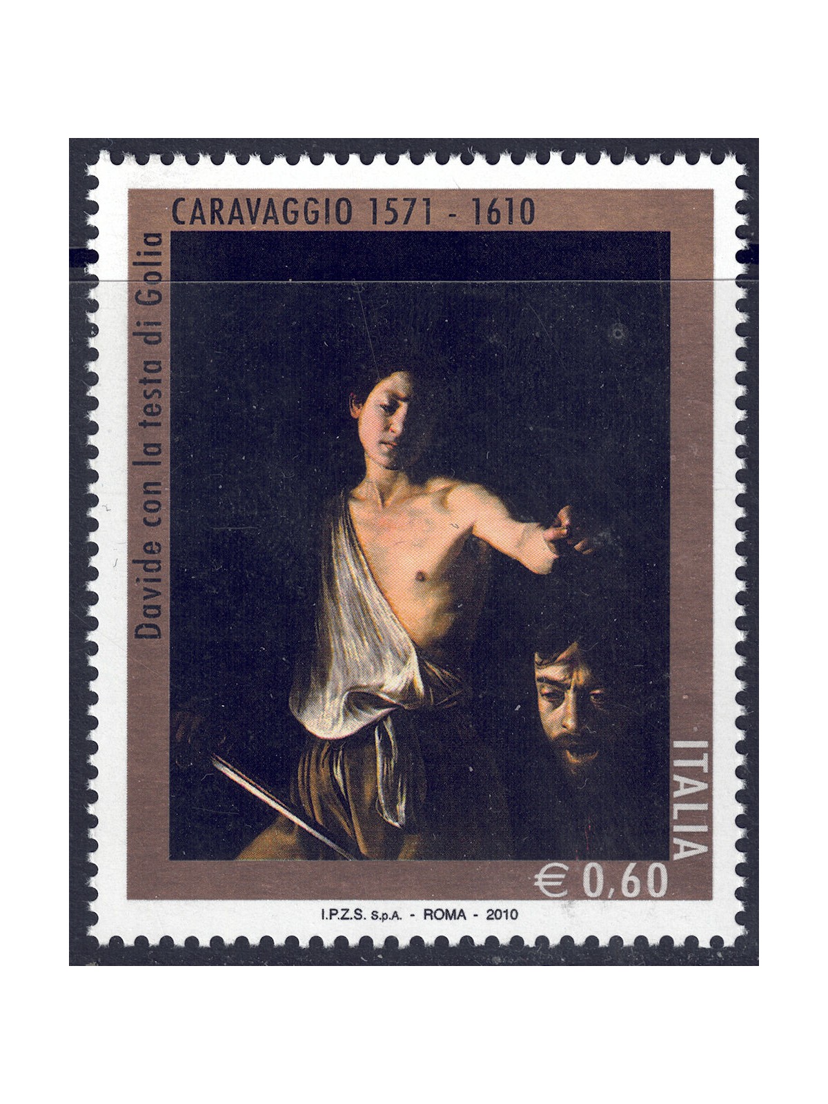 ITALY 2010 Michelangelo Merisi, Caravaggio MNH**