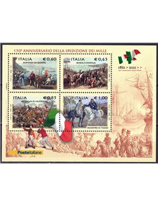 ITALY 2010 Expedition of the Thousand s/s MNH**