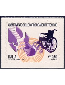 ITALY 2012 Architectural Barriers MNH**