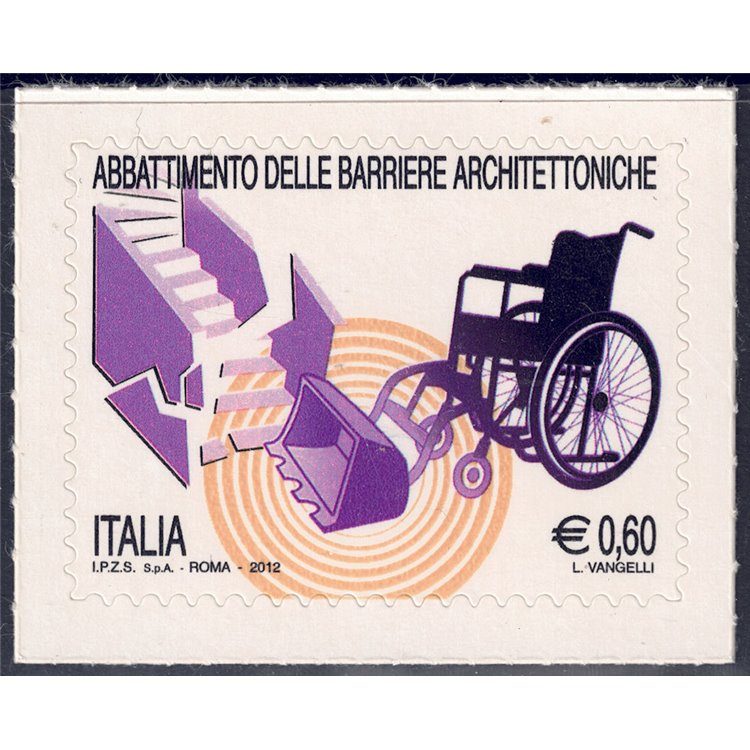 ITALY 2012 Architectural Barriers MNH**