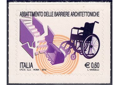 ITALY 2012 Architectural Barriers MNH**