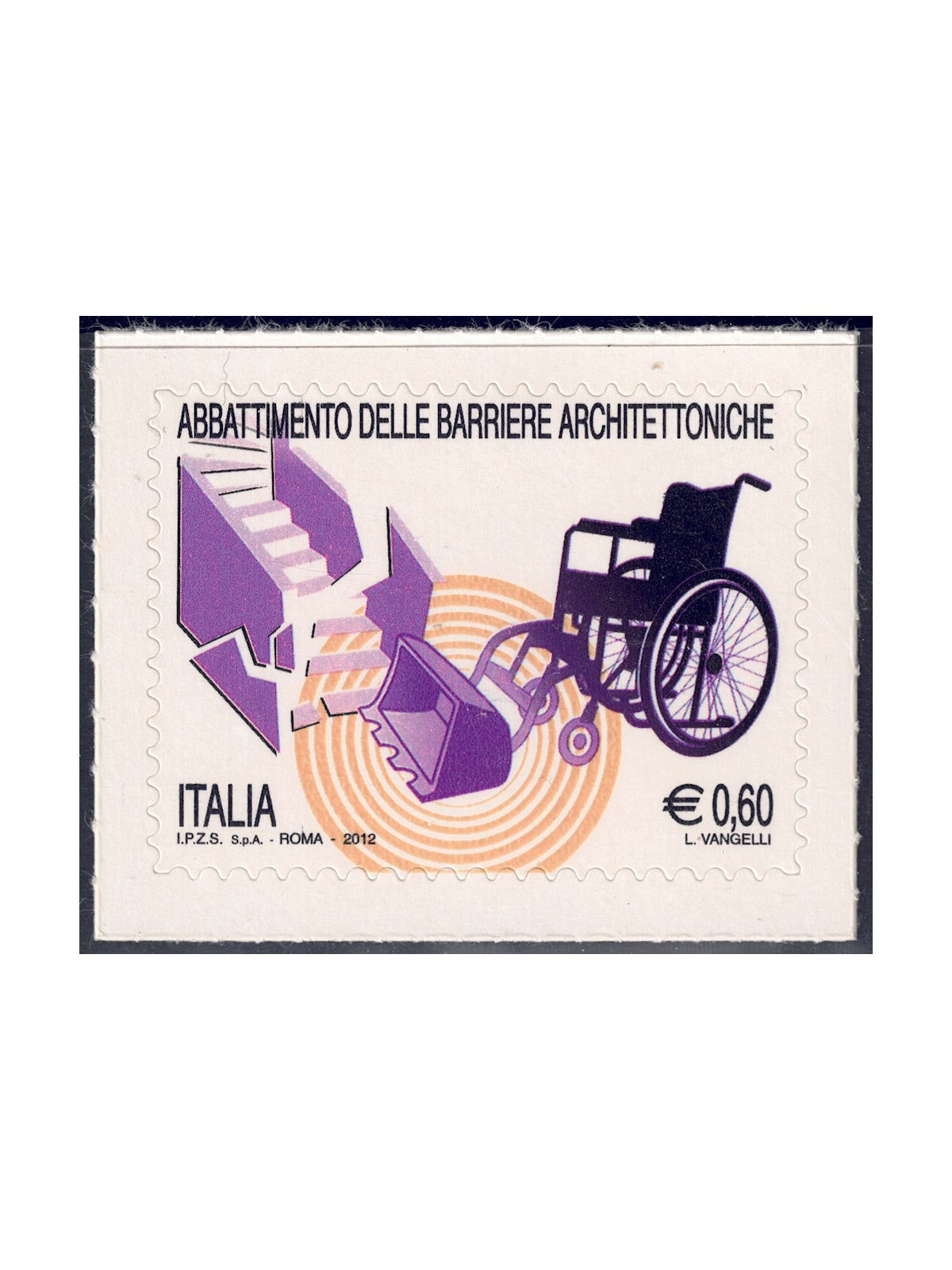 ITALY 2012 Architectural Barriers MNH**