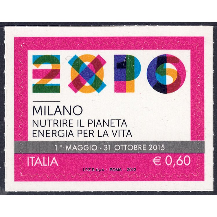 ITALY 2012 Expo Milan 2015 MNH**